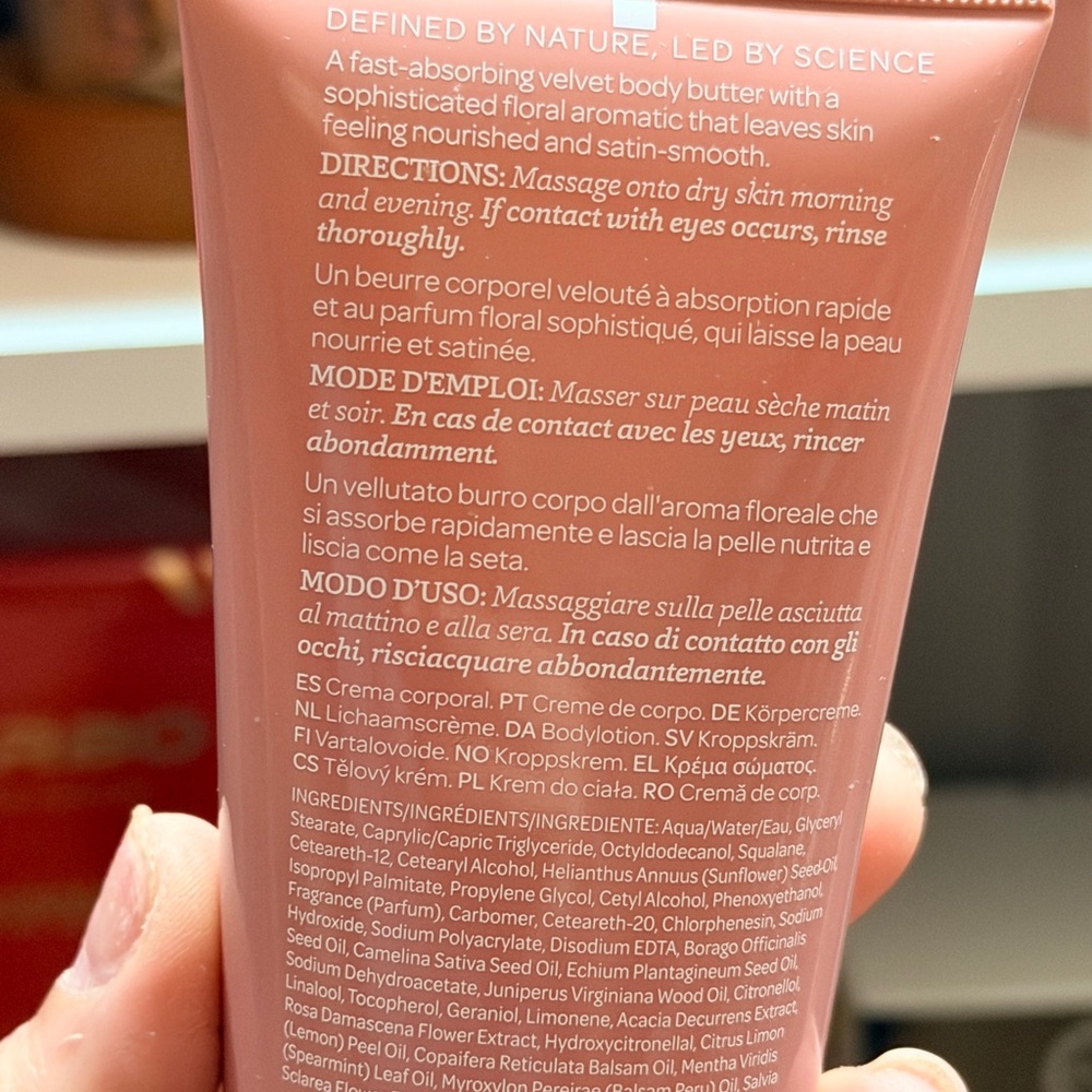 ELEMIS Rose & Mimosa Velvet Body Butter - Pink - Picture 2 of 3